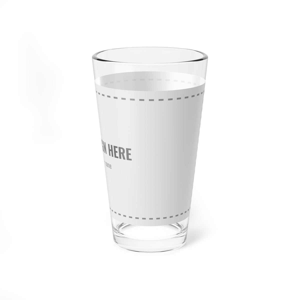 Custom Pint Glass, 16 oz