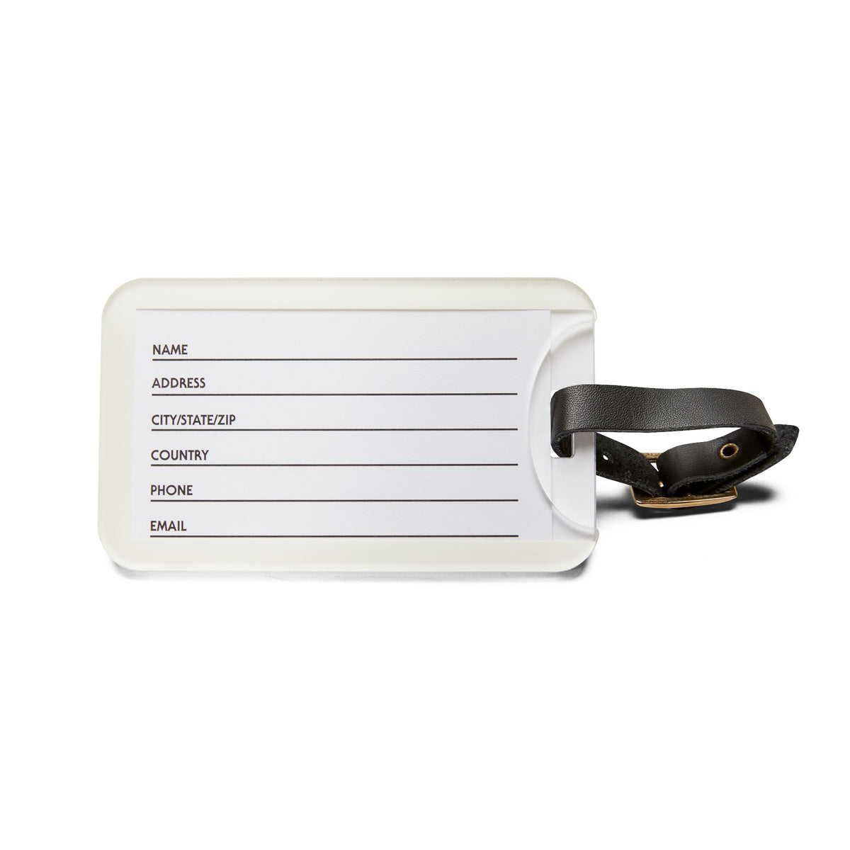 Custom luggage tag with your photo or name, view 4