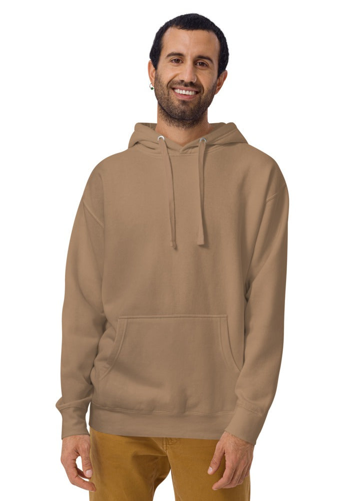 Custom Premium Pullover Hoodie in Latte