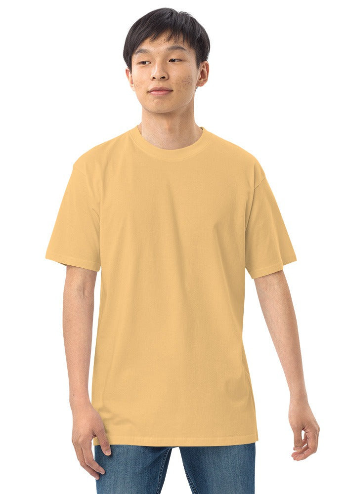 Custom Premium Heavyweight Tee in Vintage Gold