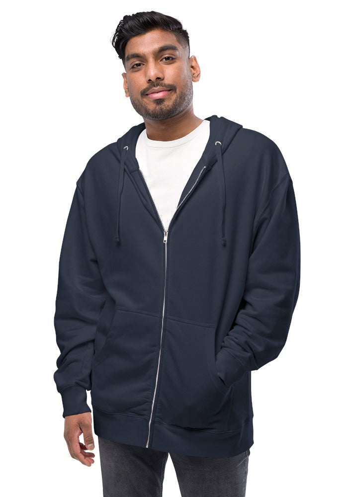 Custom Zip-Up Hoodie in Classic Navy