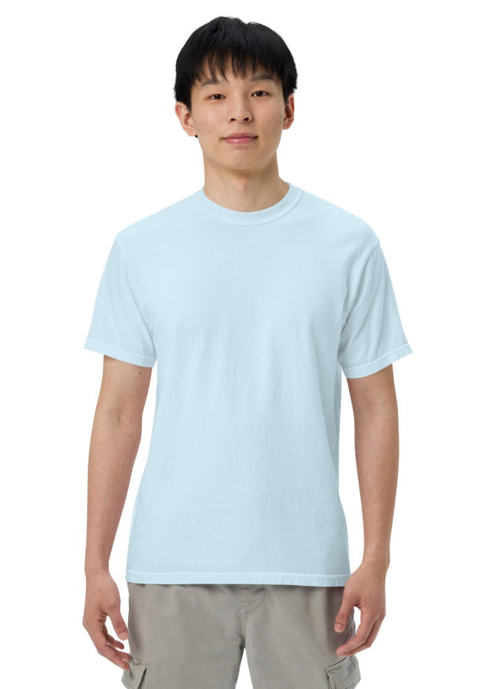 Custom Garment-Dyed Heavyweight T-Shirt in Chambray