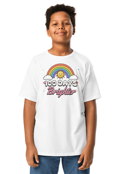 100 Days Brighter t-shirt in White