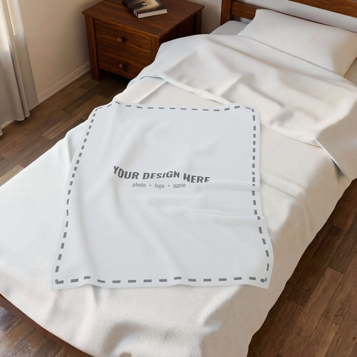 Custom Velveteen Plush Blanket