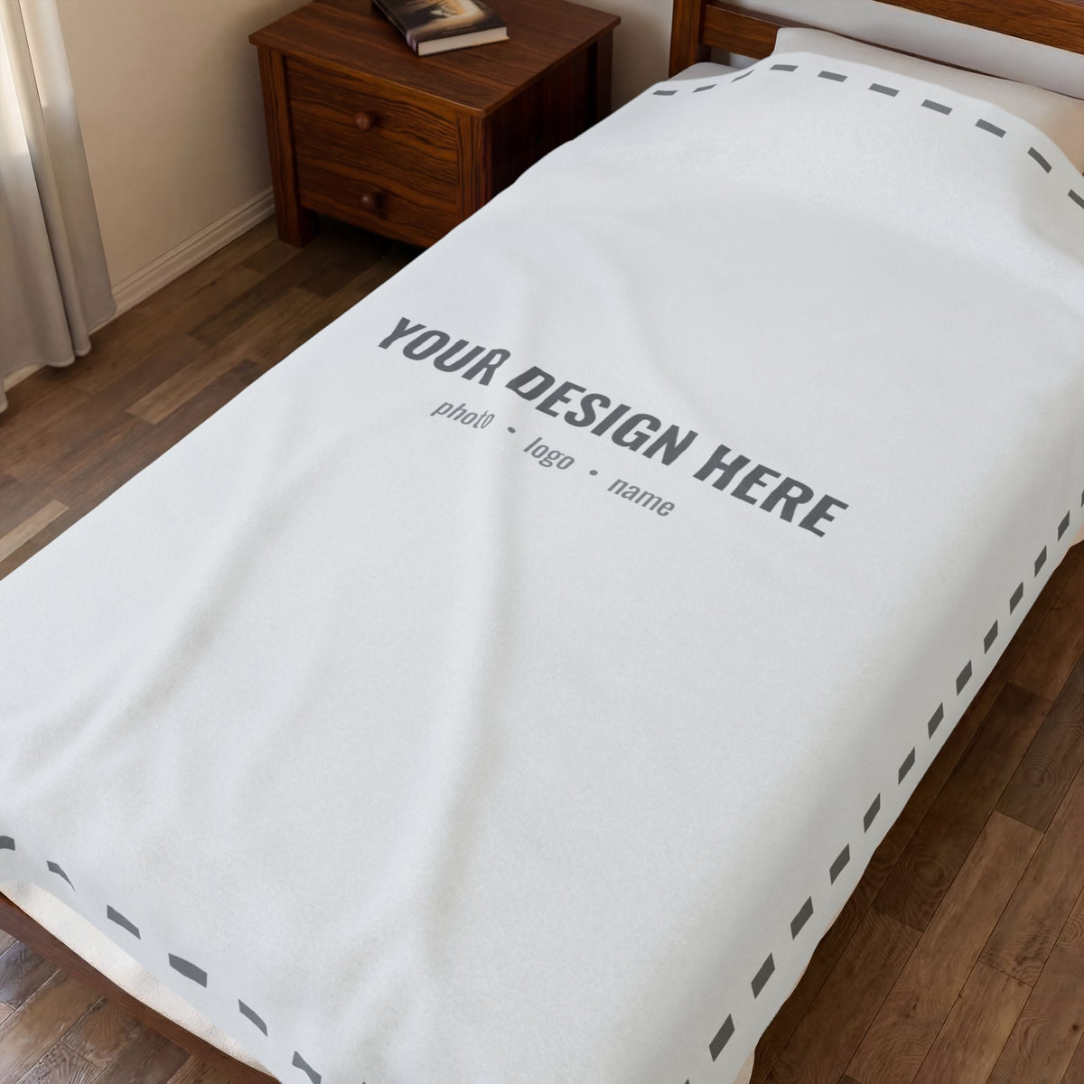 Custom Velveteen Plush Blanket