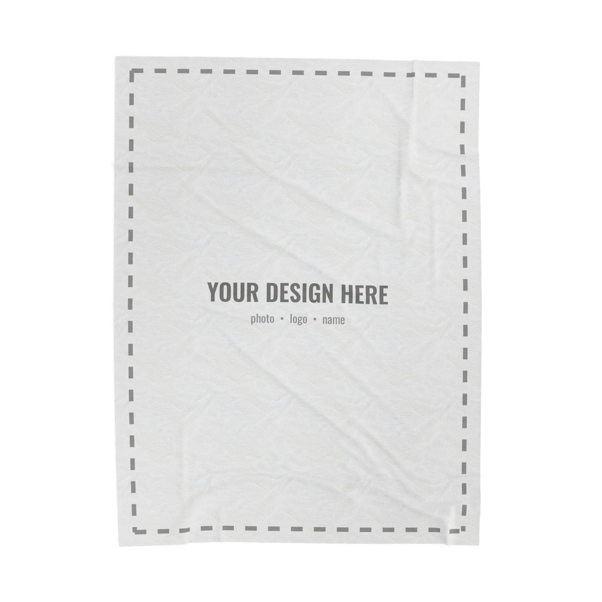 Custom Velveteen Plush Blanket