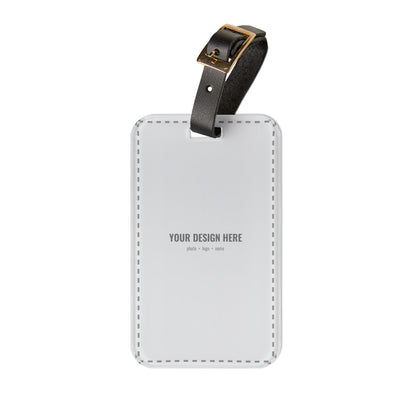 Custom luggage tag with your photo or name, view 2