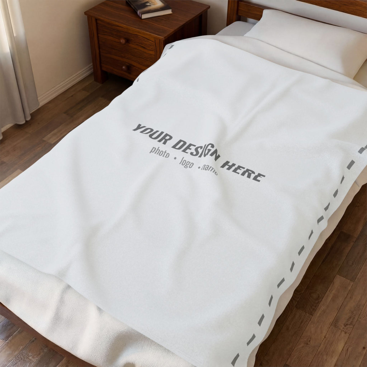 Custom Velveteen Plush Blanket