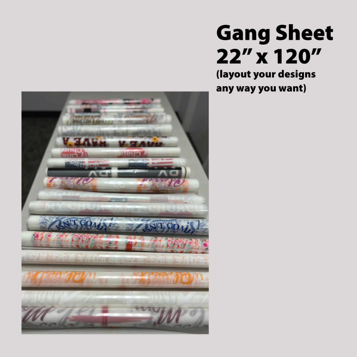 Build Your Own DTF Gang Sheet