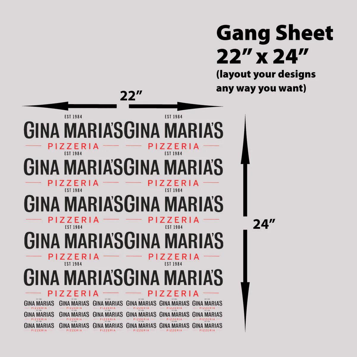 Build Your Own UV DTF Gang Sheet