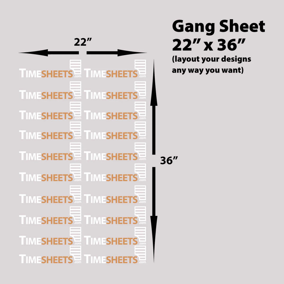 Custom Size (Flexible Upload DTF Gang Sheet)