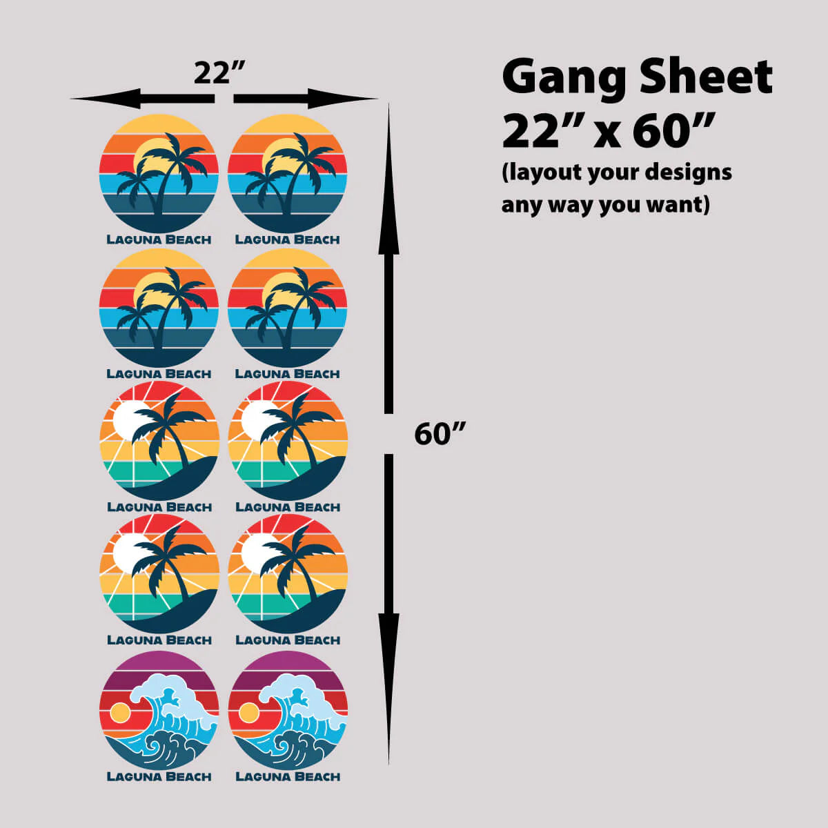 Build Your Own UV DTF Gang Sheet