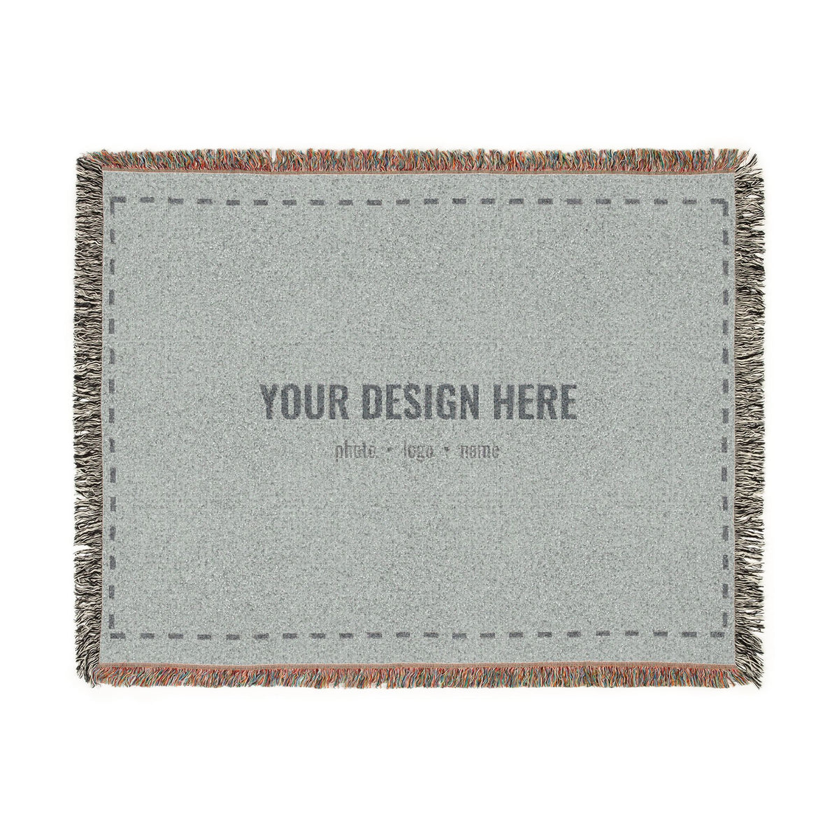 Custom Woven Photo Blanket