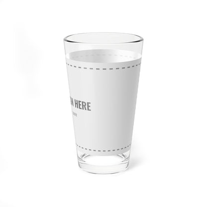 Custom Pint Glass, 16 oz