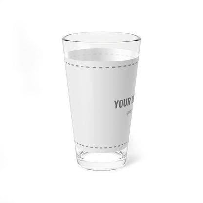 Custom Pint Glass, 16 oz