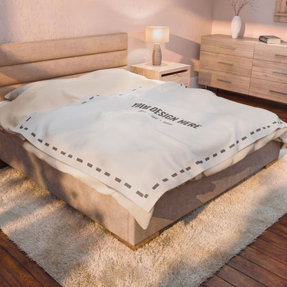 Custom Velveteen Plush Blanket