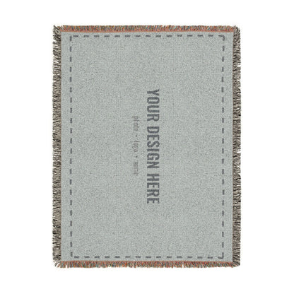 Custom Woven Photo Blanket