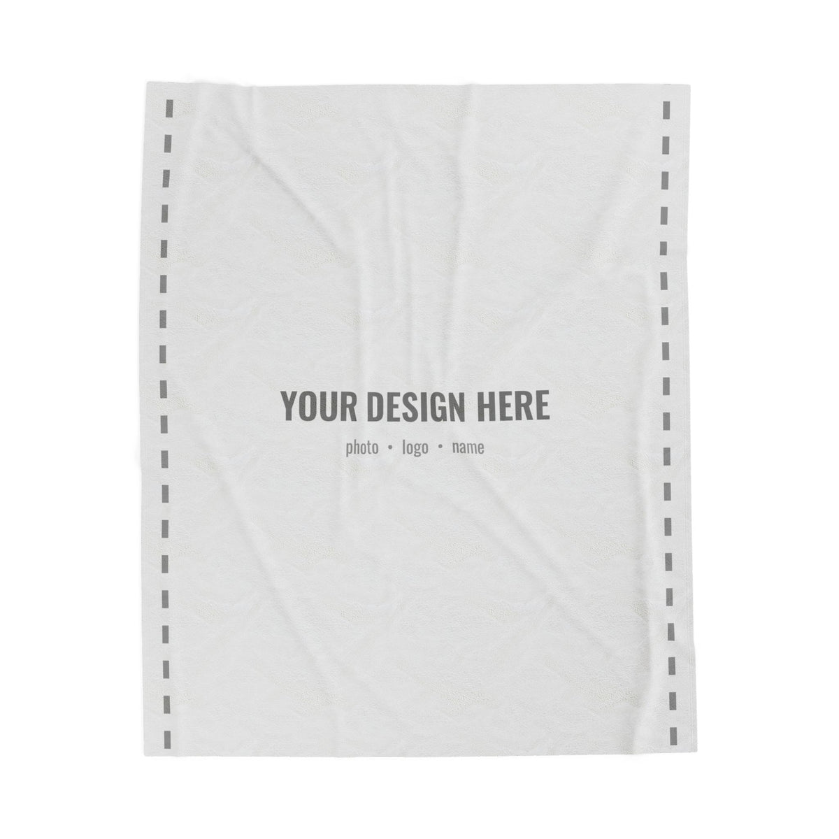 Custom Velveteen Plush Blanket