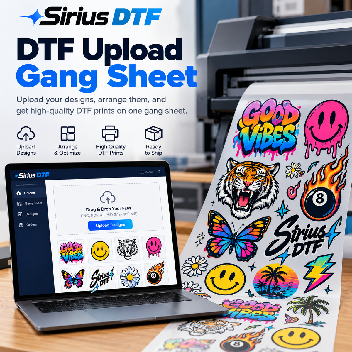 DTF Upload Gang Sheet