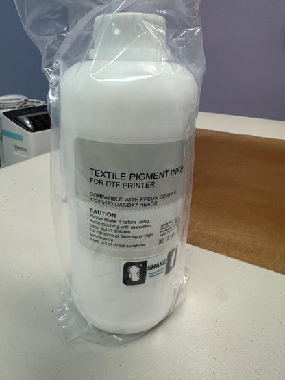 DTF White Ink 1 kg bottle for DTF printers