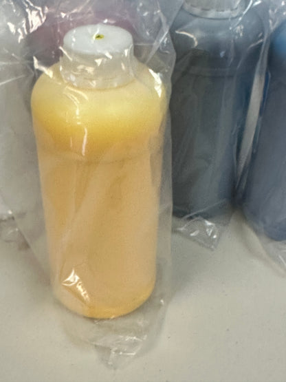 DTF Yellow Ink 1 kg bottle, side view