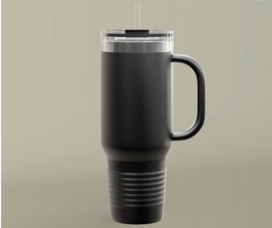 40 oz insulated travel mug, color option 7