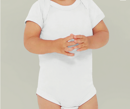 Custom infant fine jersey bodysuit with your design