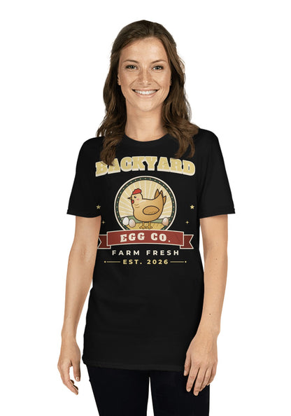 Backyard Egg Co. t-shirt in Black