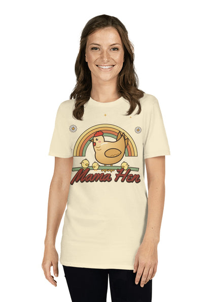 Mama Hen t-shirt in Natural