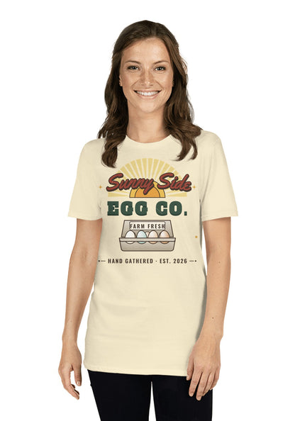 Sunny Side Egg Co. t-shirt in Natural