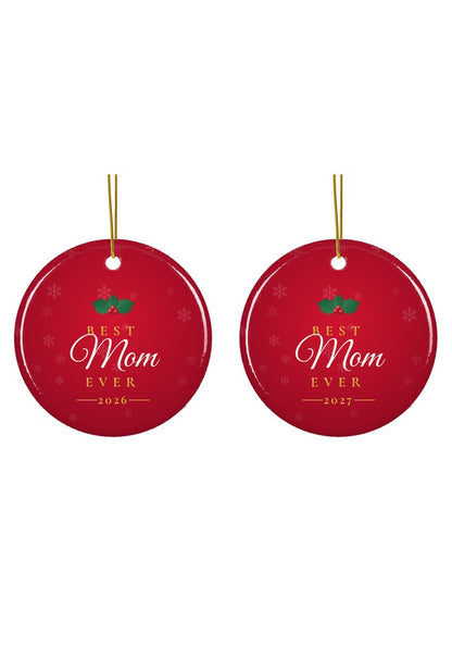 Best Ever Christmas ornament dated 2026 or 2027