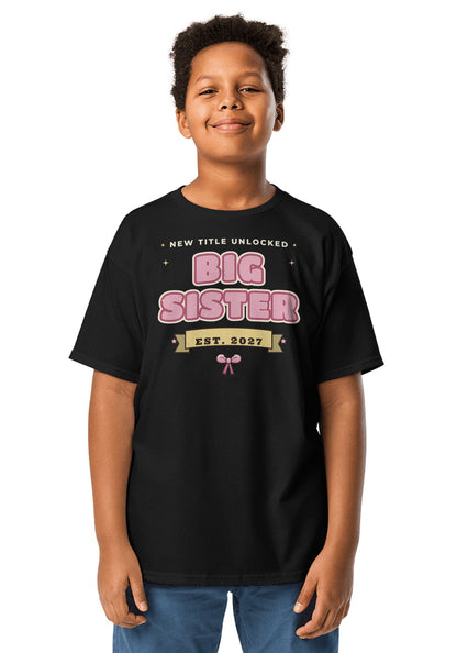 Big Sister Est. 2027 t-shirt in Black