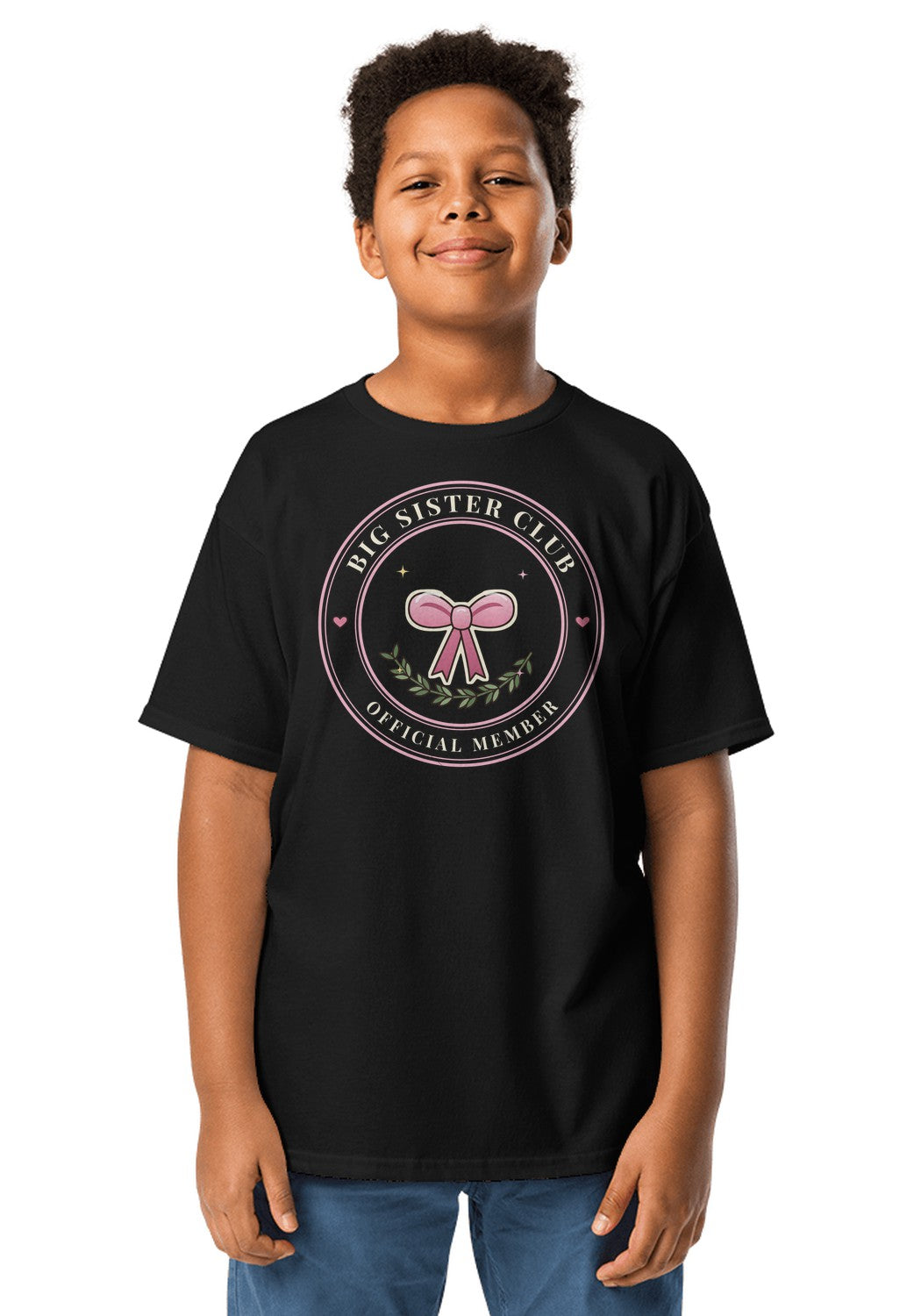 Big Sister Club t-shirt in Black