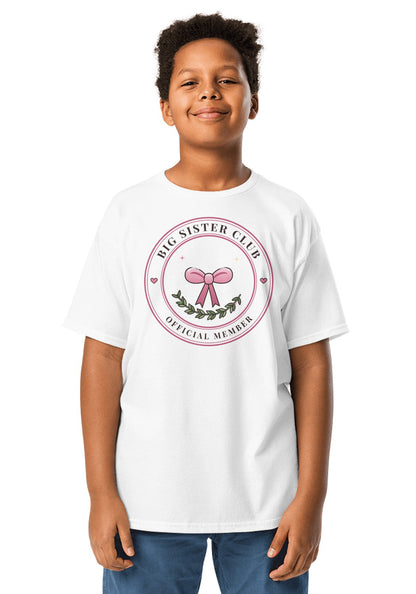 Big Sister Club t-shirt in White