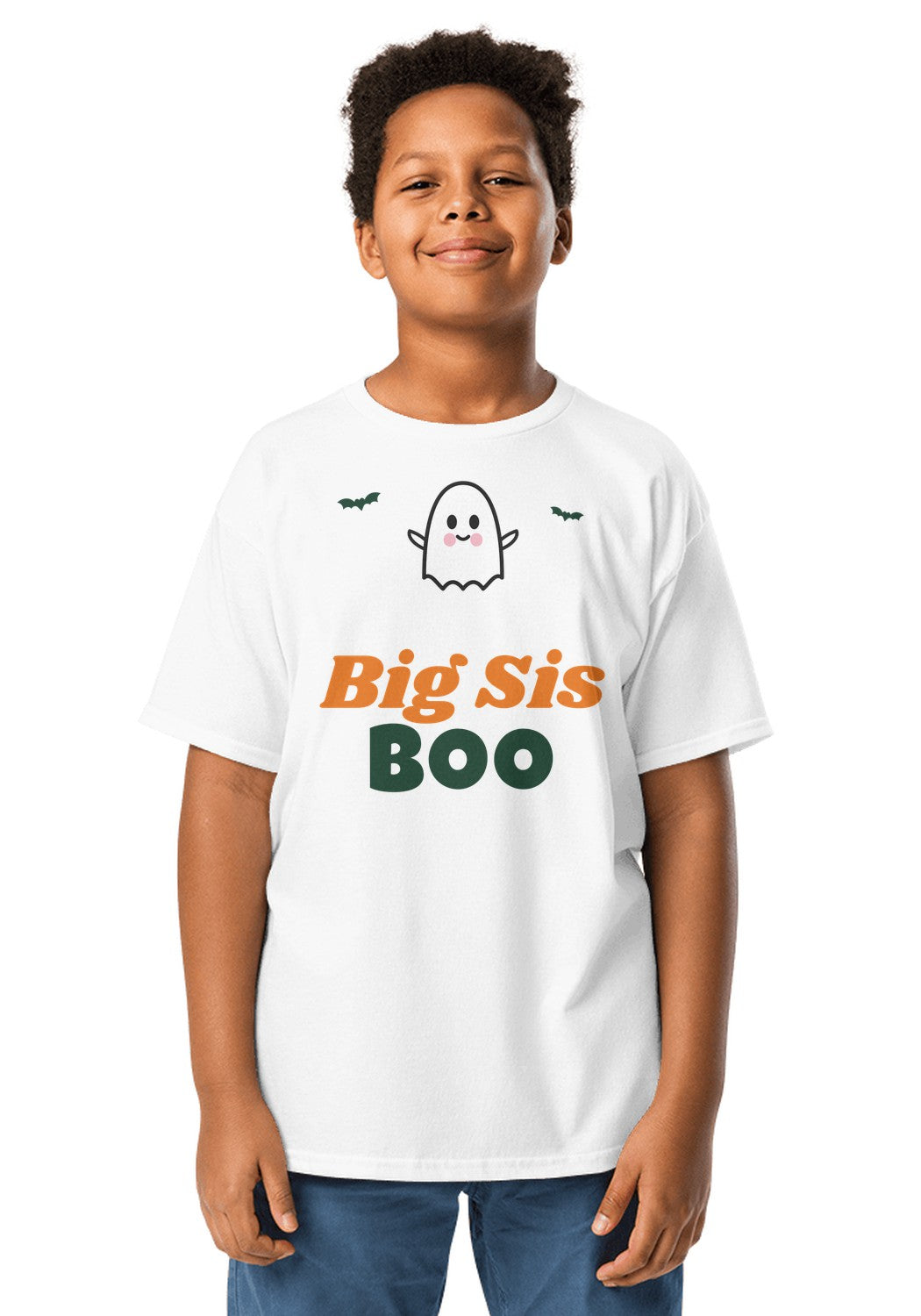 Big Sis Boo t-shirt in White