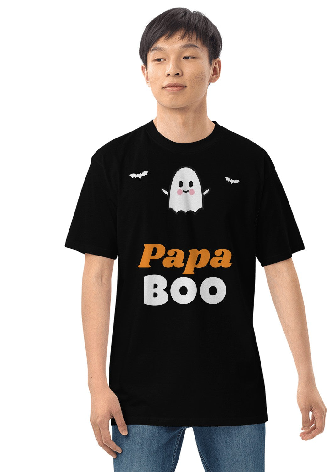 Papa Boo t-shirt in Black