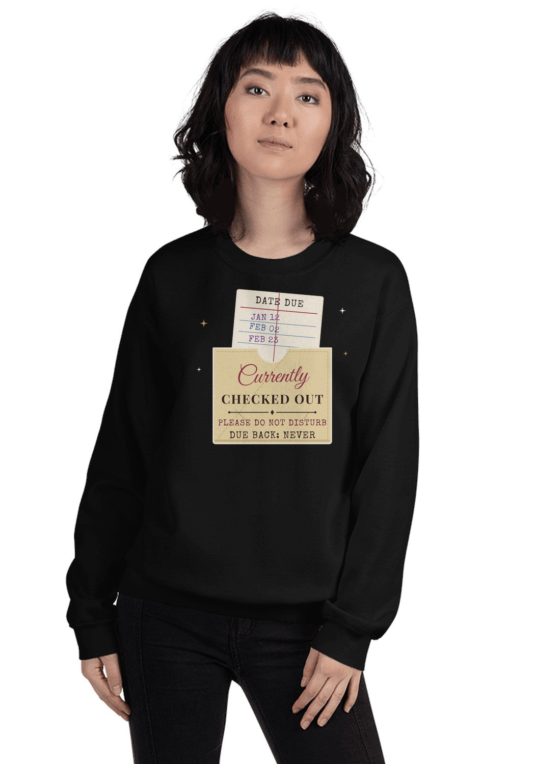 Currently Checked Out sweatshirt in Black