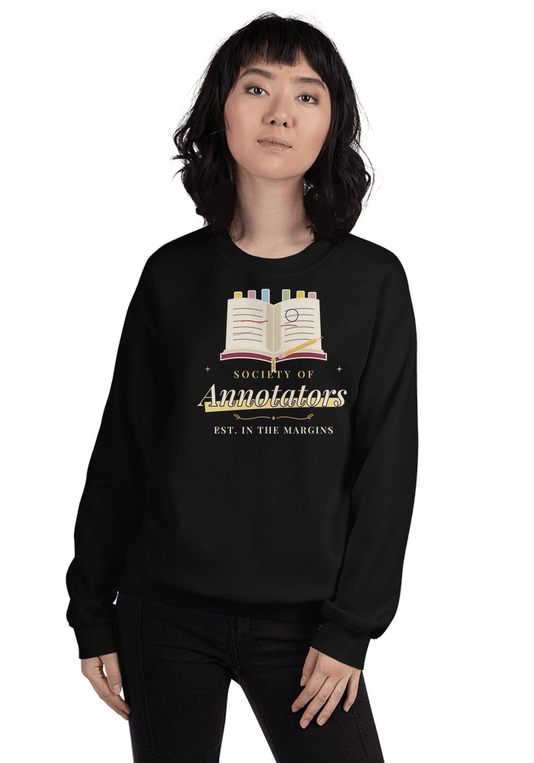 Society of Annotators sweatshirt in Black