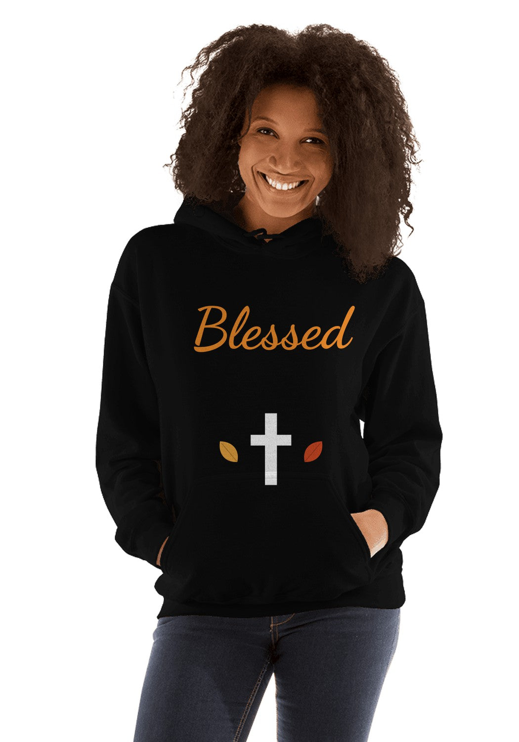 Blessed hoodie in Black
