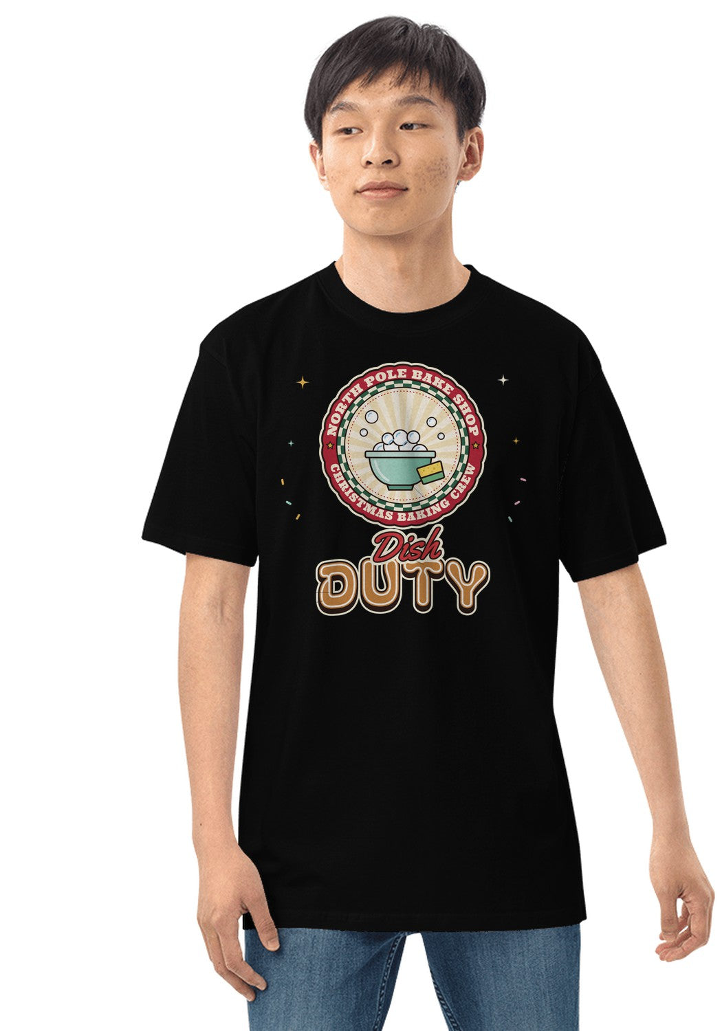 Dish Duty t-shirt in Black