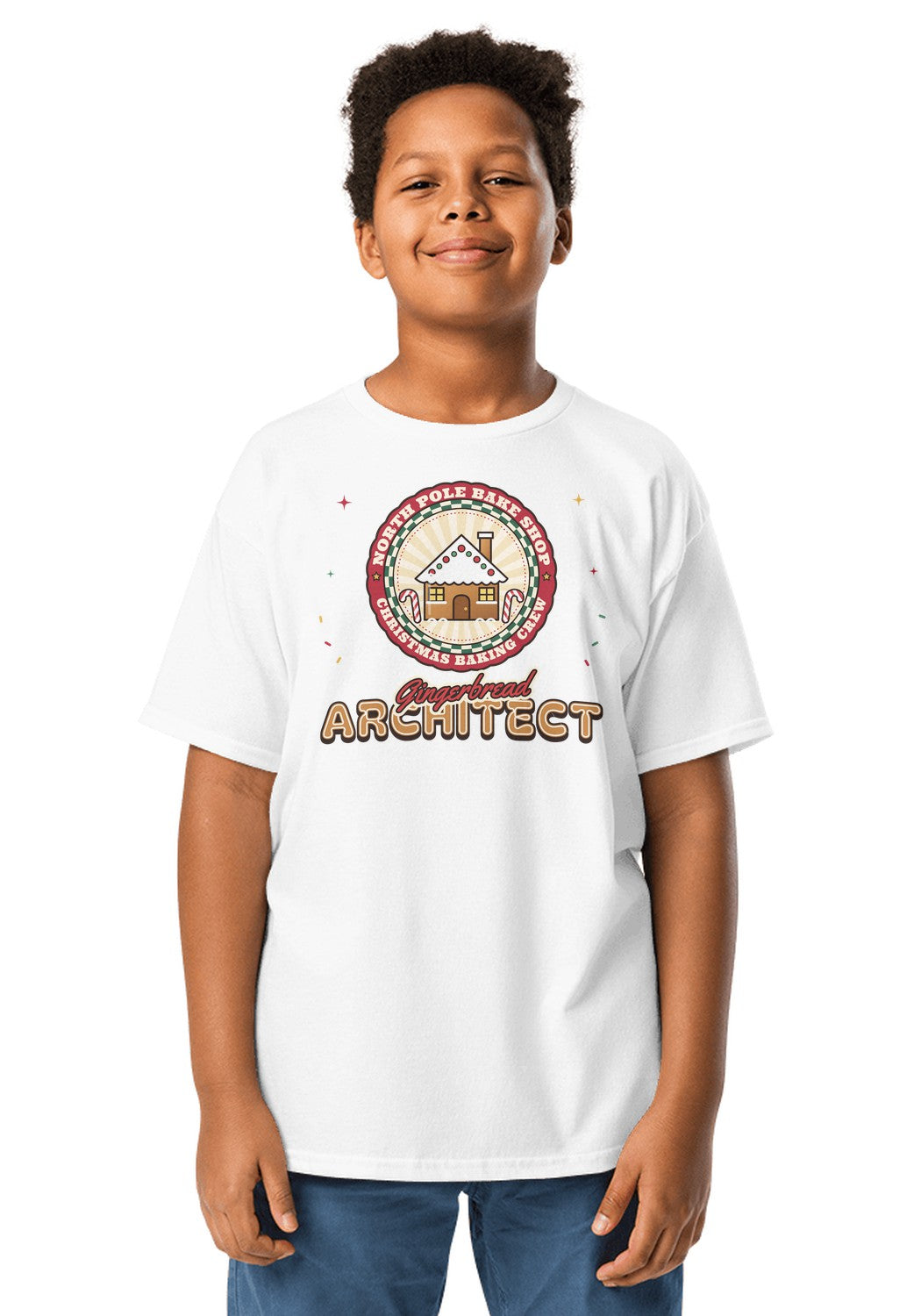Gingerbread Architect t-shirt in White
