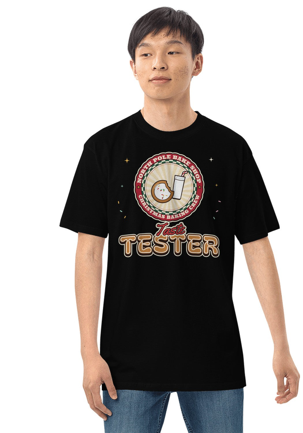 Taste Tester t-shirt in Black