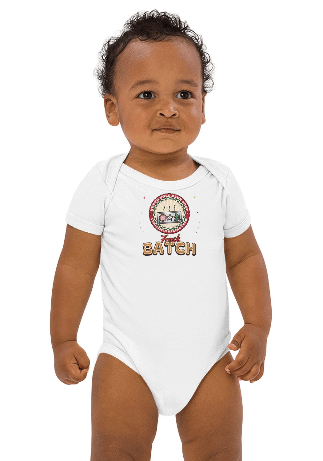Fresh Batch long sleeve pajama tee in White