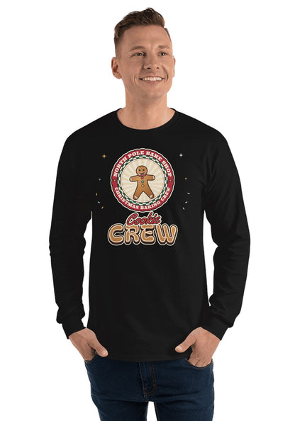 Cookie Crew long sleeve pajama tee in Black