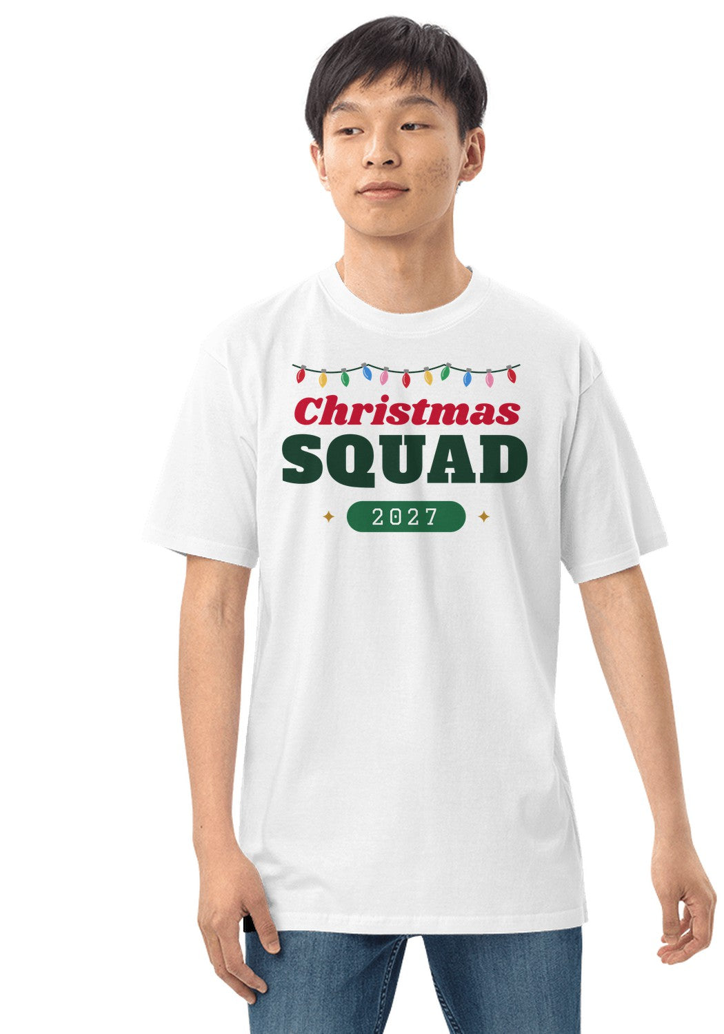 Christmas Squad t-shirt in White