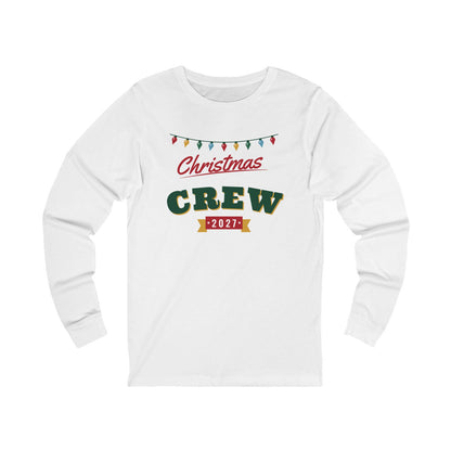 Christmas Crew 2027 Christmas pajama shirt, white