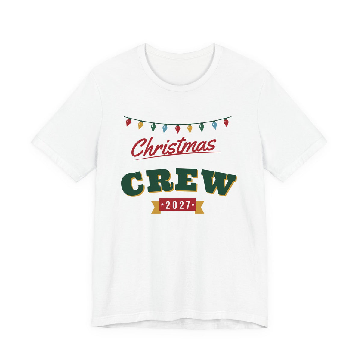 Christmas Crew 2027 Christmas shirt, white