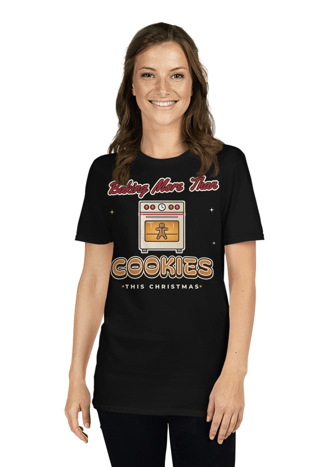 Baking More Than Cookies t-shirt in Black