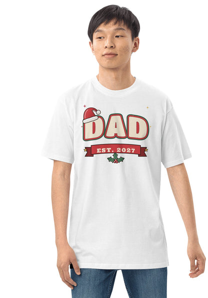 Dad Est. 2027 t-shirt in White