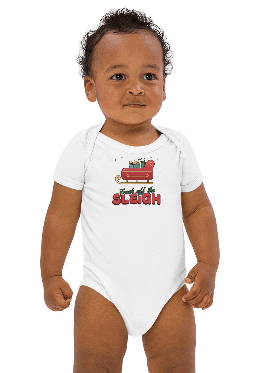 Fresh off the Sleigh t-shirt in White